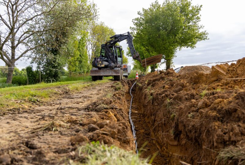 génie civil tranchée traditionnelle - Odéon Réseaux