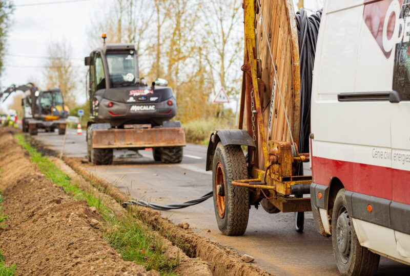 tranchées mécanisées - Odéon Réseaux
