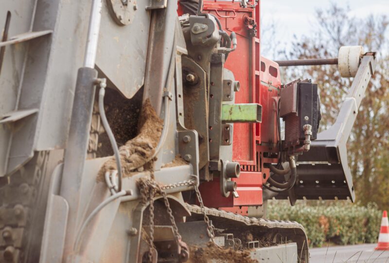 tranchées mécanisées - Odéon Réseaux