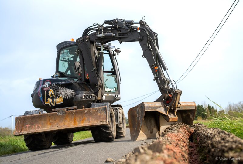 tranchées mécanisées - Odéon Réseaux